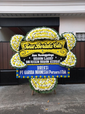 Papan Bunga Duka di Andonohu